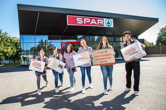 80 neue Lehrlinge starten bei Spar in Kärnten und Osttirol ihre Ausbildung