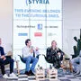 Diskussion im Styria Media Center in Graz