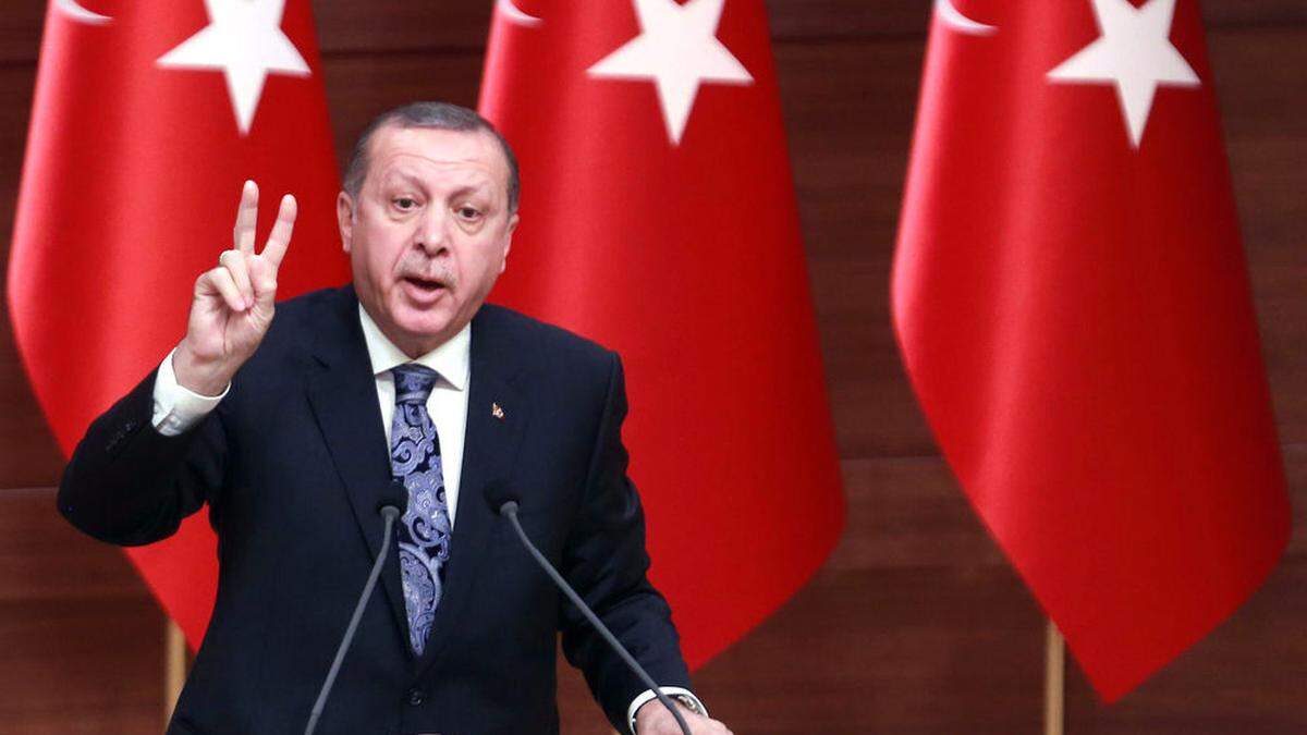 Will die Allmacht in seinem Land: Erdogan