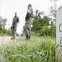 Milizsoldaten im Grenzeinsatz in Bad Radkersburg