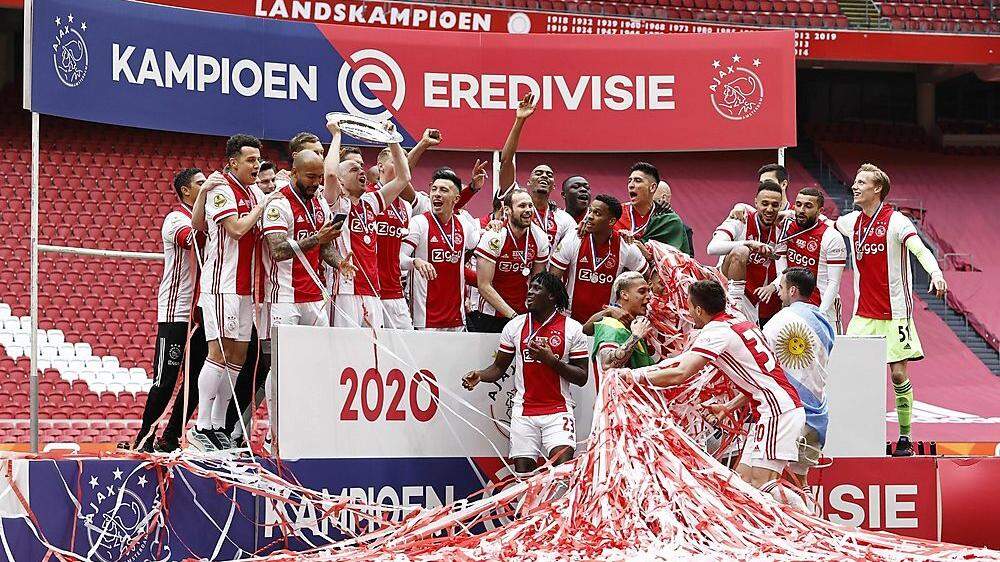 Ajax wurde Meister der Saison 20/21