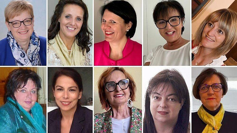 Alle zehn steirische Präsidentinnen 