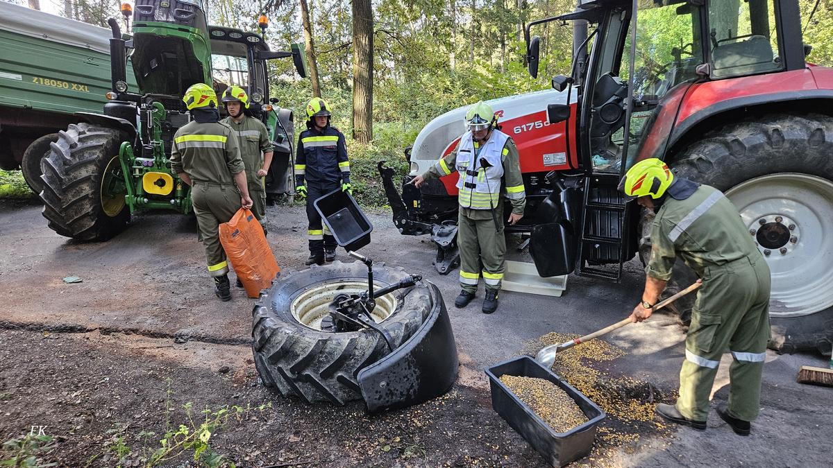 Die beiden Landwirte blieben unverletzt