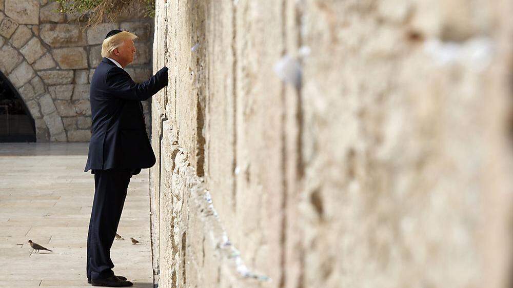 Trump an der Klagemauer 