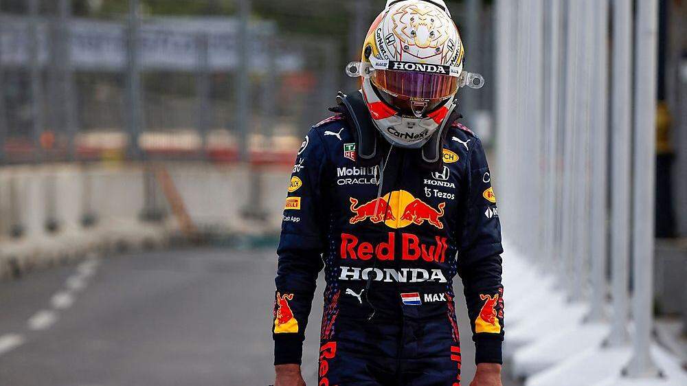 Max Verstappen musste das Rennen in Baku abbrechen.