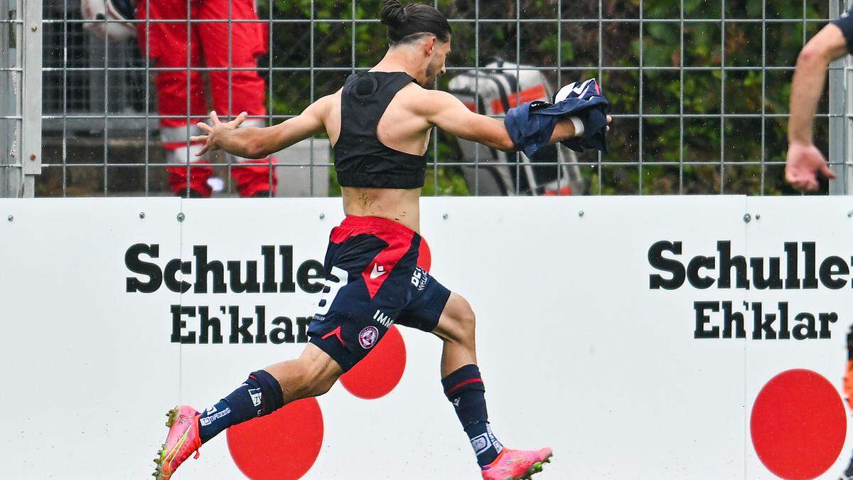 Levan Eloshvili erzielte das 1:0 für den GAK