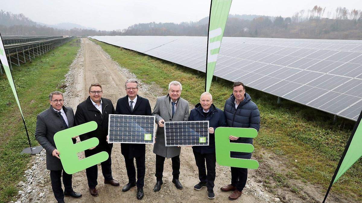 Österreichs größter Photovoltaikpark steht in der Weststeiermark