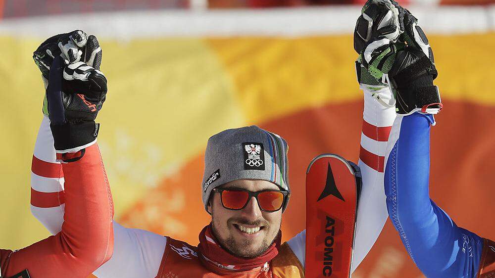 Marcel Hirscher schaffte es trotz schwieriger Verhältnisse im Slalom sein erstes Olympiagold zu holen.