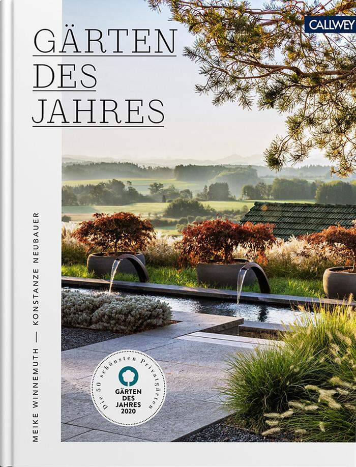 Gärten des Jahres 2020. Die 50 schönsten Privat-gärten im deutschspra-chigen Raum. Callwey-Ver-lag, 296 Seiten, 61,70 Euro