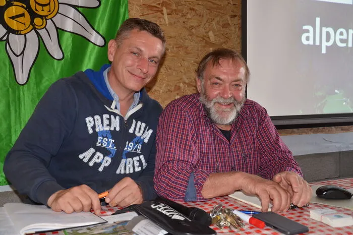 Obmann Sepp Lederer und sein Vize Ingo Ortner.
