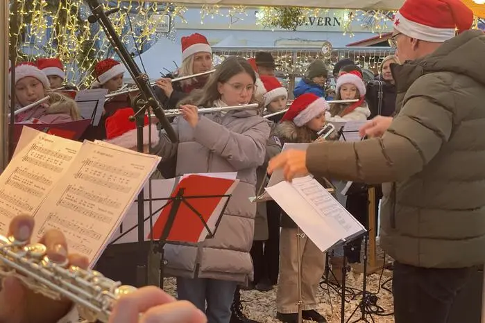 Kinder des Kindergartens Sonnenstrahl und der Musikschule Gleisdorf umrahmten die Eröffnung mit ihren Beiträgen.