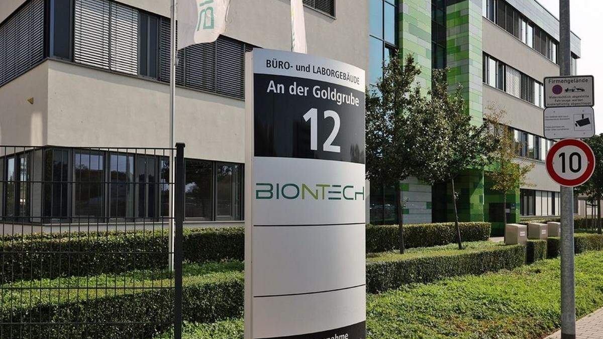 Die Zentrale von BioNTech mit der klingenden Adresse &quot;An der Goldgrube&quot;