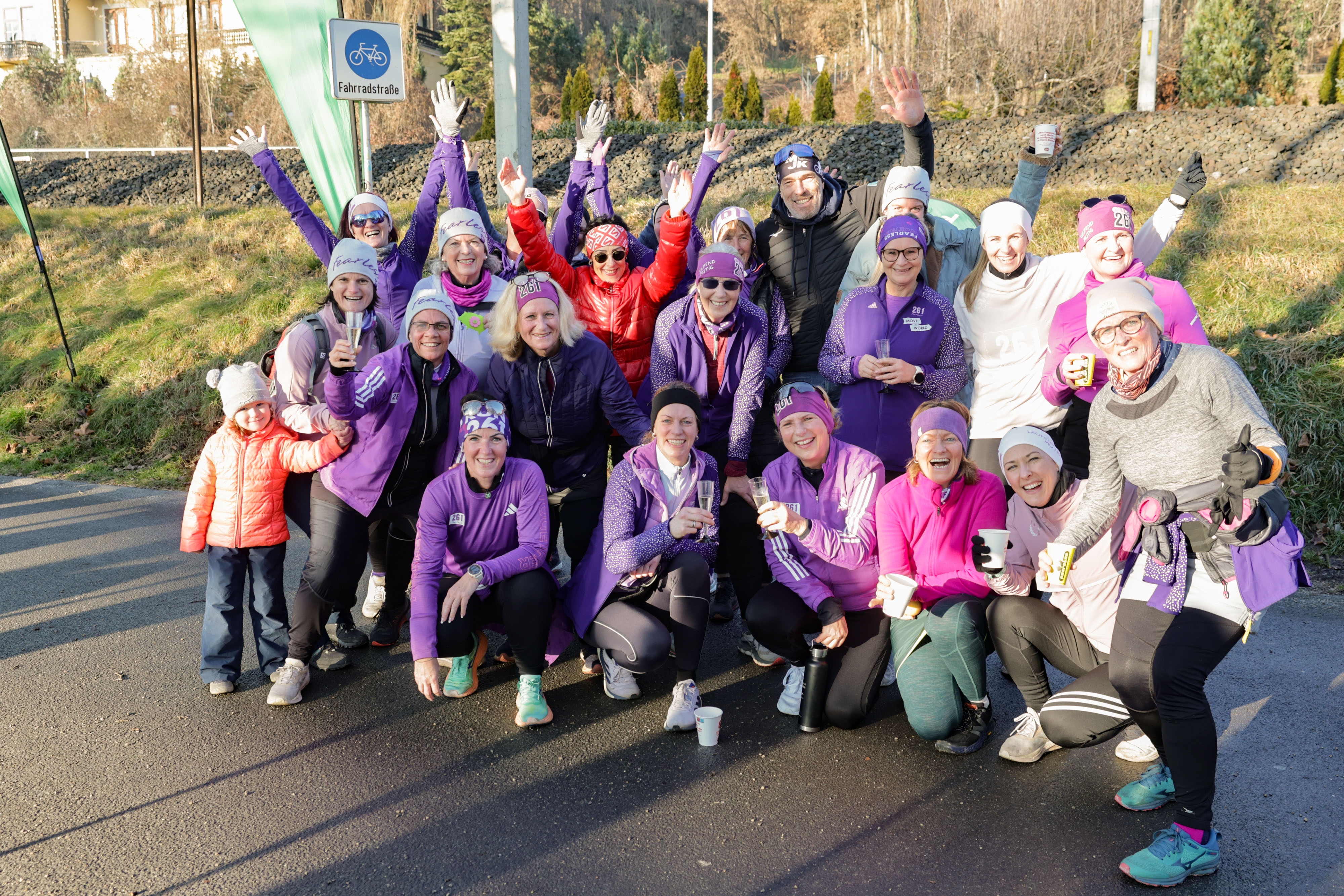 Der Laufclub 261 war zahlreich vertreten