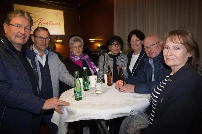 Eine Fan-Runde aus Gmünd kam zum Konzert. 