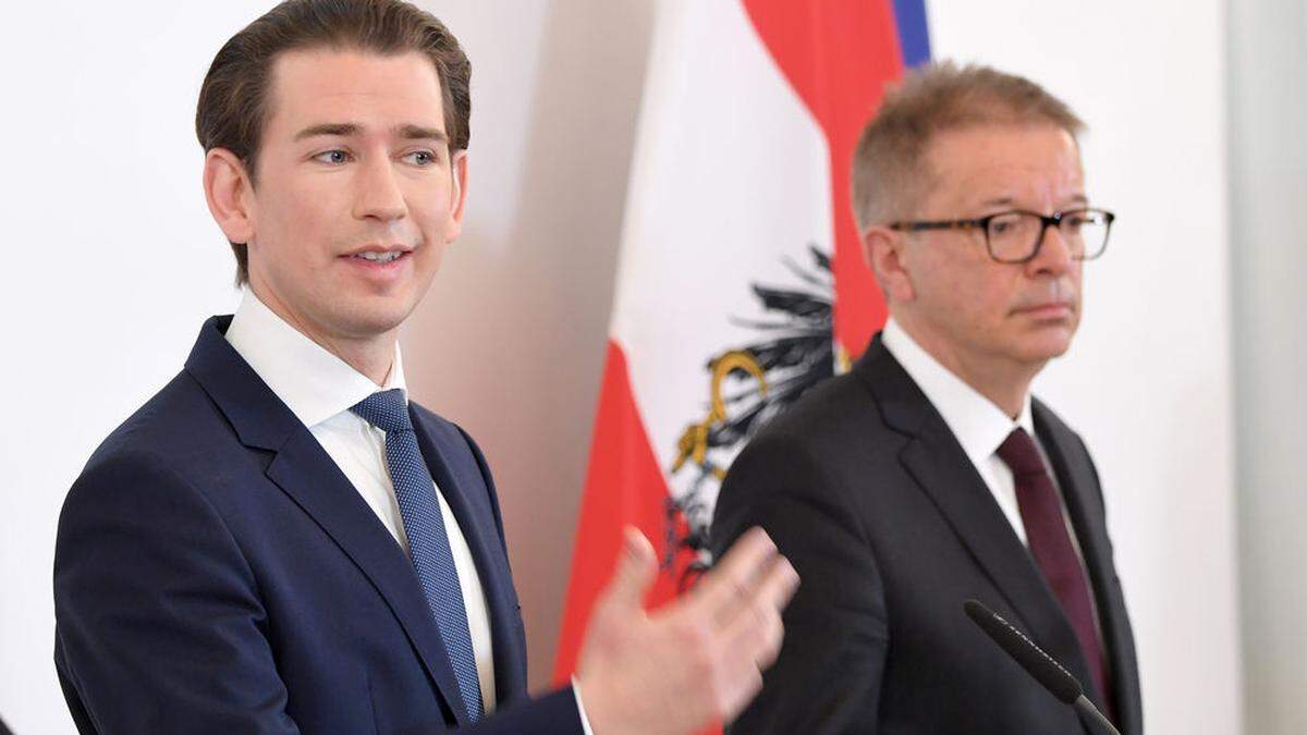 Sebastian Kurz und Rudi Anschober