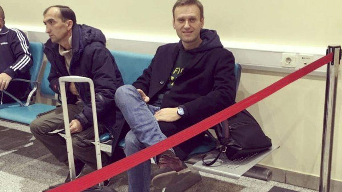 Darf Russland nicht verlassen: Alexei Navalny