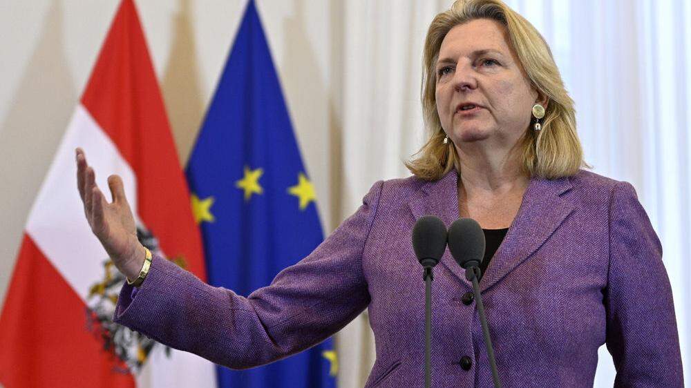 Karin Kneissl war von 2017 bis 2019 Außenministerin
