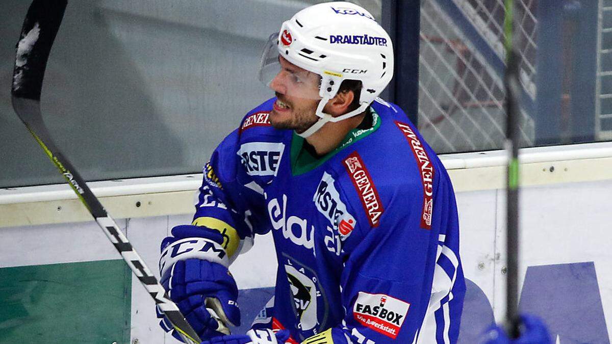 VSV-Stürmer Benjamin Petrik will heute gegen die Innsbrucker Haie seine Torserie verlängern und erneut zubeissen