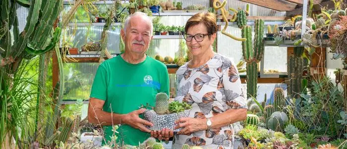 Anton und Edith Müller sind stolz auf ihren Garten
