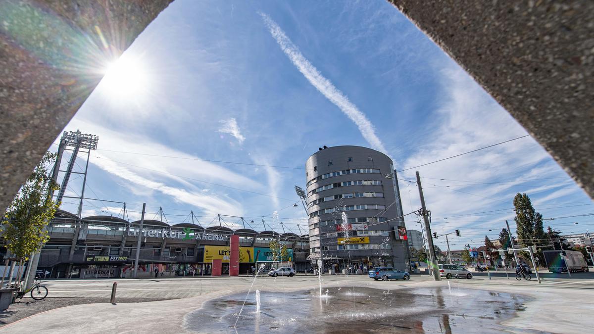 Volle Konzentration auf den Ausbau des Stadions in Liebenau