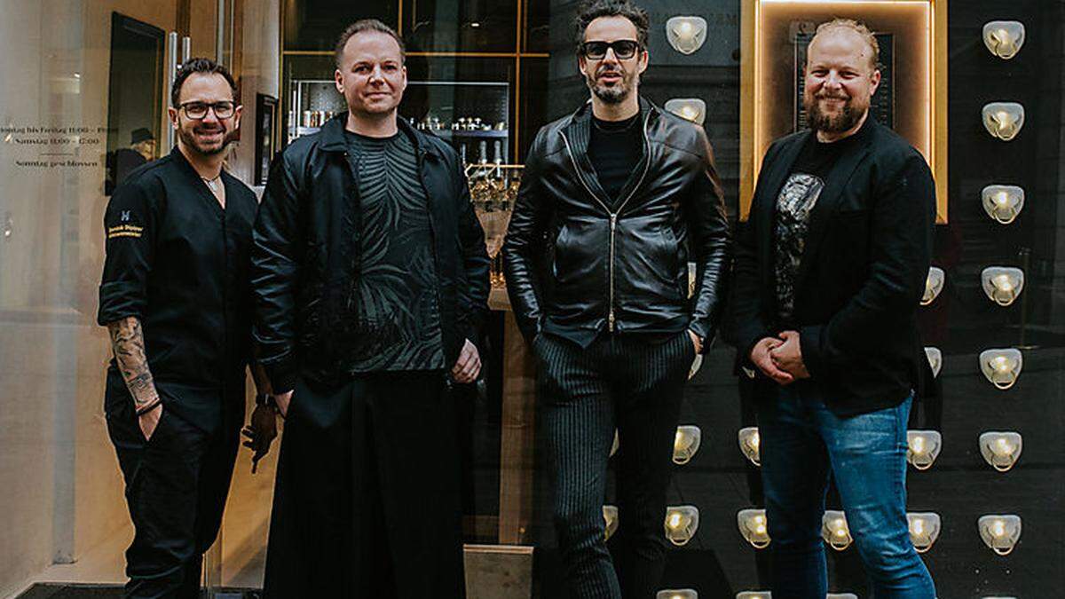 Die vier &quot;Tatarier&quot; Dominik Stolzer, Marco Simonis, Florian Mainx und Hannes Hönegger