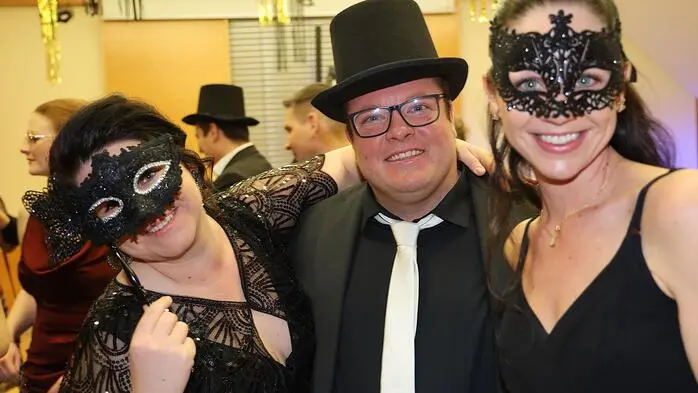 Schöne Masken waren beim „MusiBall“ zu bewundern