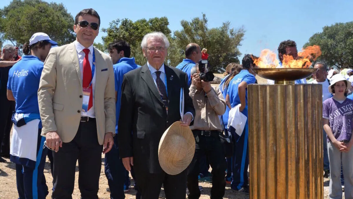 Adi Reiter und Hermann Kröll in Athen