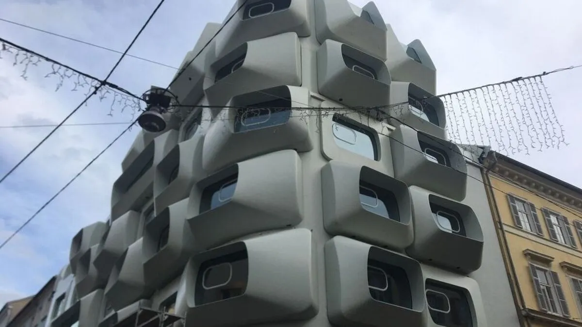 Bild vom Argos-Bau am 19. Dezember 2019