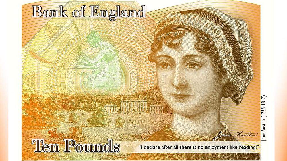 Gefeierte Schrifstellerin: Jane Austen (1775-1817) ziert eine britische Banknote. Aber erst ab 2017