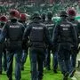 Die Polizei musste nach der Pleite von Rapid gegen Vaduz die Gemüter beruhigen