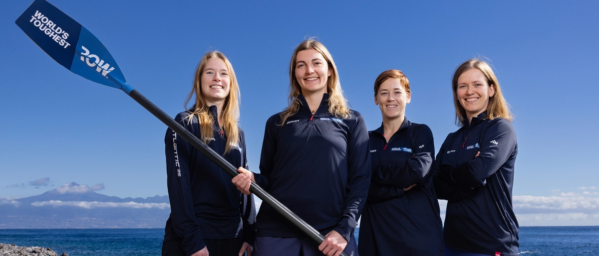 Eines von 43 Teams, die beim World‘s Toughest Row an den Start gingen: Team Offshoare mit Clara Düntsch, Jana Stahl, Christiane Kienl und Jana Golz