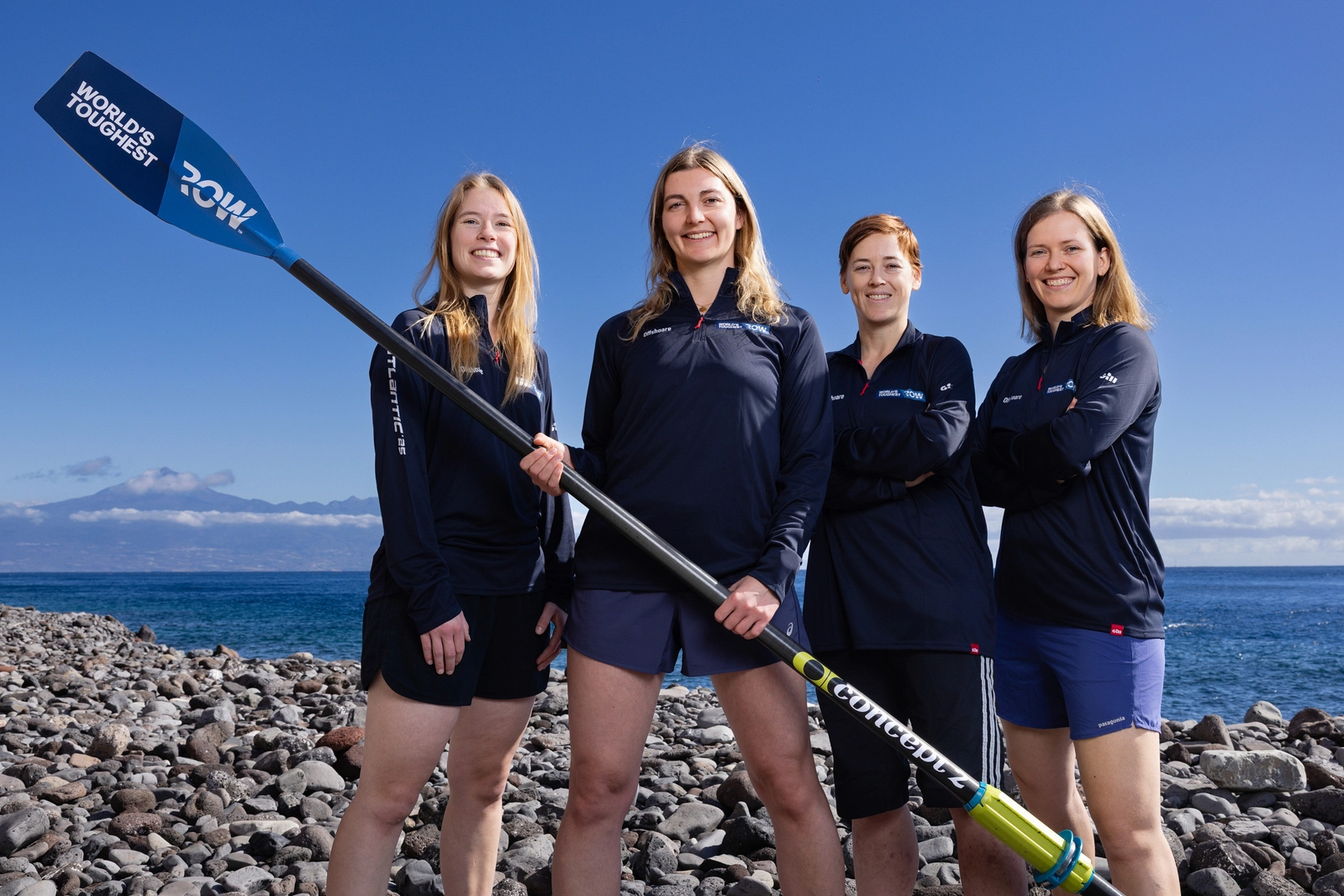Eines von 43 Teams, die beim World‘s Toughest Row an den Start gingen: Team Offshoare mit Clara Düntsch, Jana Stahl, Christiane Kienl und Jana Golz
