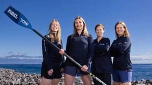 Eines von 43 Teams, die beim World‘s Toughest Row an den Start gingen: Team Offshoare mit Clara Düntsch, Jana Stahl, Christiane Kienl und Jana Golz