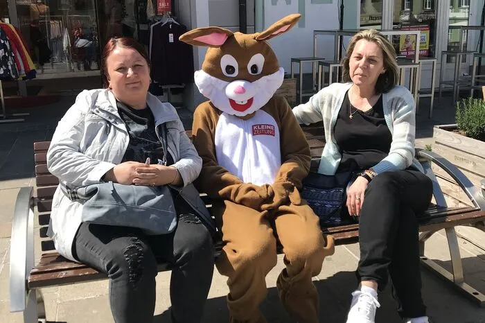 Da freuten sich nicht nur die Kinder über die Schokoladenhasen und Schokoladeneier.