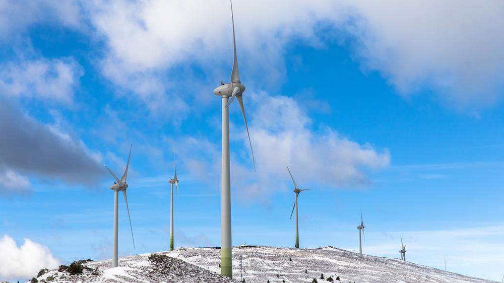 Die Räder des Windparks der Energie Steiermark auf der Handalm sind die jüngsten der bisher installierten Windkraft-Anlagen