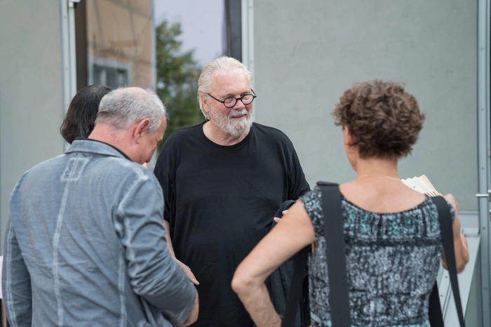Nach dem Festakt für Gerhard Roth im Burgtheater am Donnerstag ...