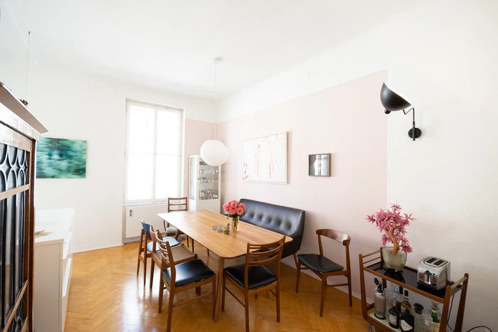 ... in einer 220 Quadratmeter großen Wohnung in Graz.