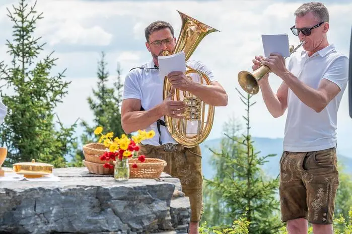 Die musikalische Umrahmung kam von den Bläsern der Kameradschaftskapelle Weiz. 