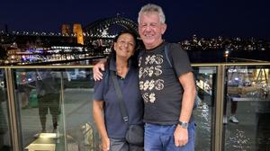 Vor der Oper in Sydney: Helga und Gerhard Herbst am Ende ihrer Traumreise