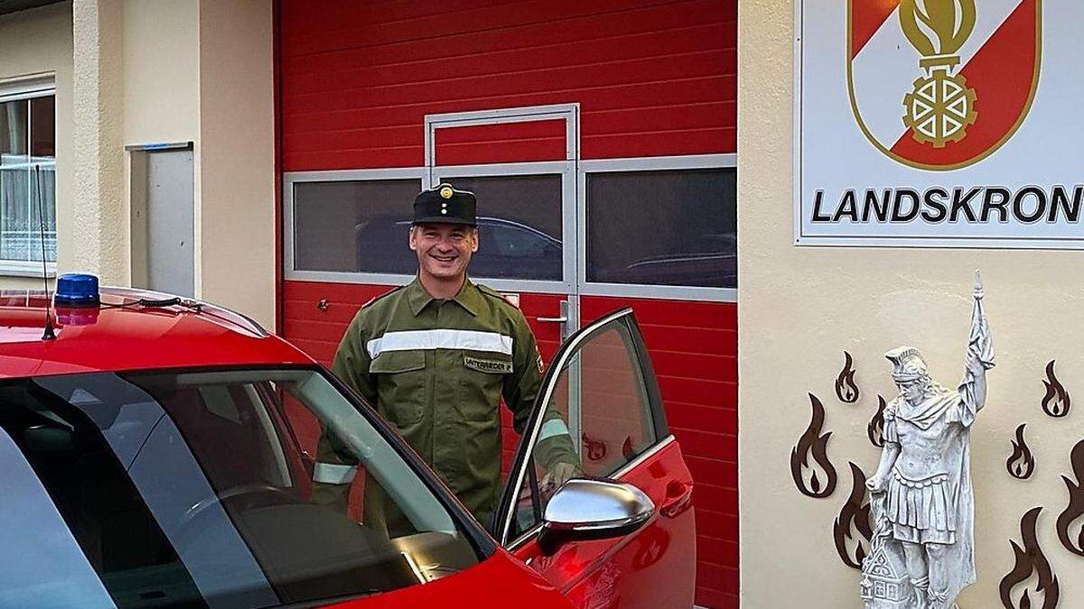 Patrick Unterrieder, Bezirksfeuerwehrkommandant Villach-Stadt