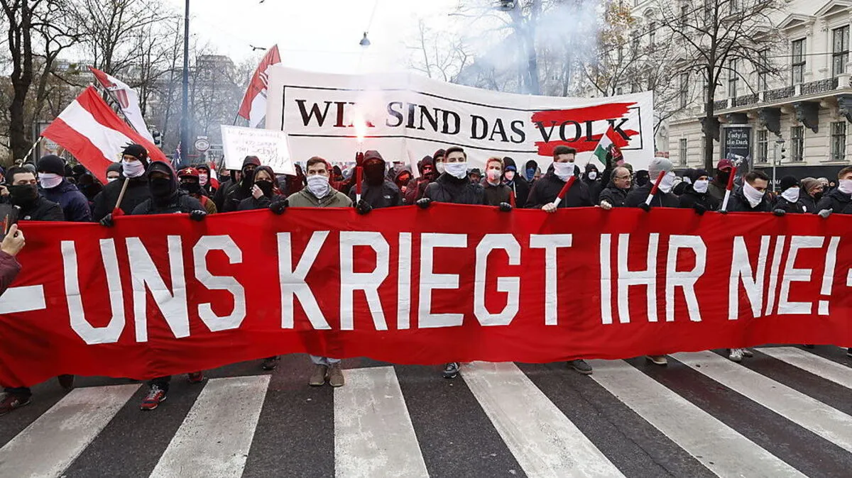 Anti-Impf-Demo in Wien