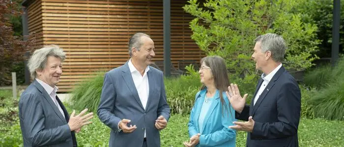Allianz für mehr Sichtbarkeit: Markus Ritter, Kurt Maier, Corinna Engelhardt-Nowitzki, Horst Bischof