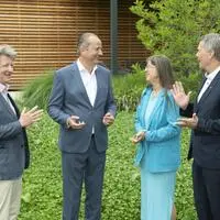 Allianz für mehr Sichtbarkeit: Markus Ritter, Kurt Maier, Corinna Engelhardt-Nowitzki, Horst Bischof