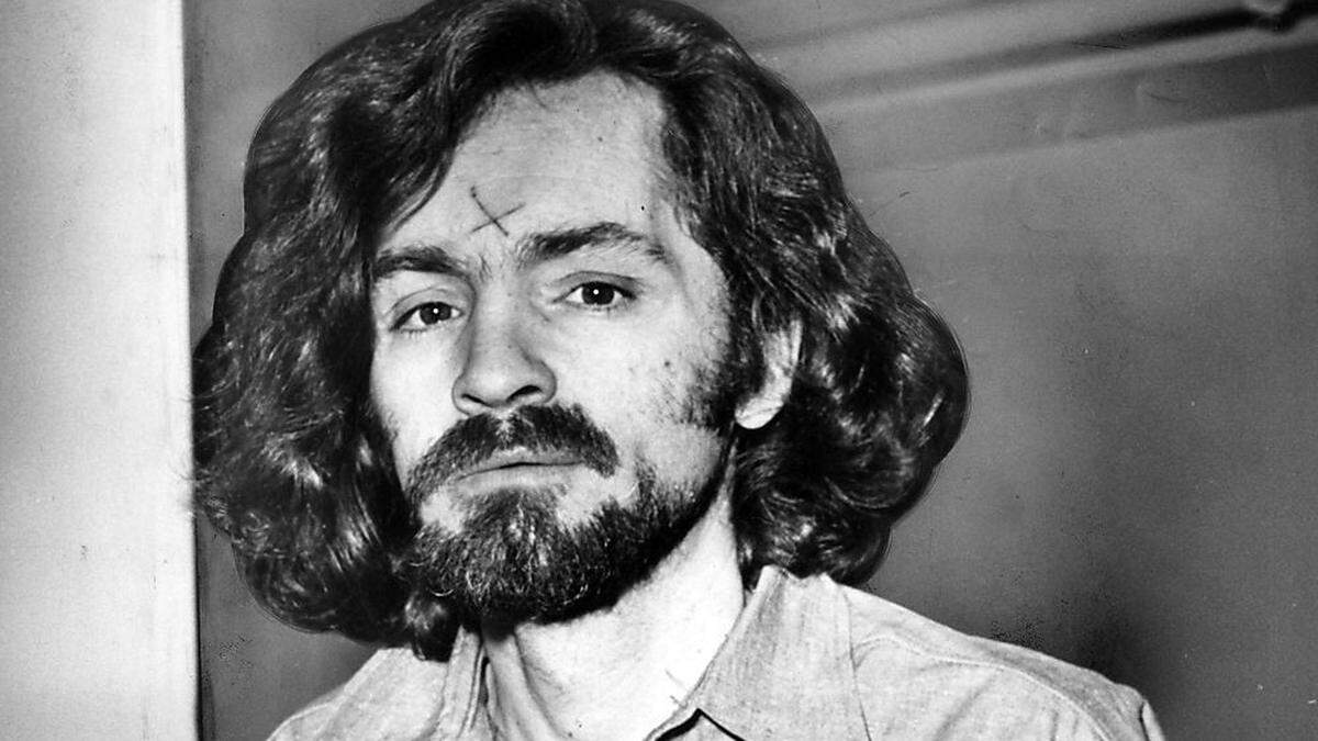 Charles Manson bei seiner Verhaftung