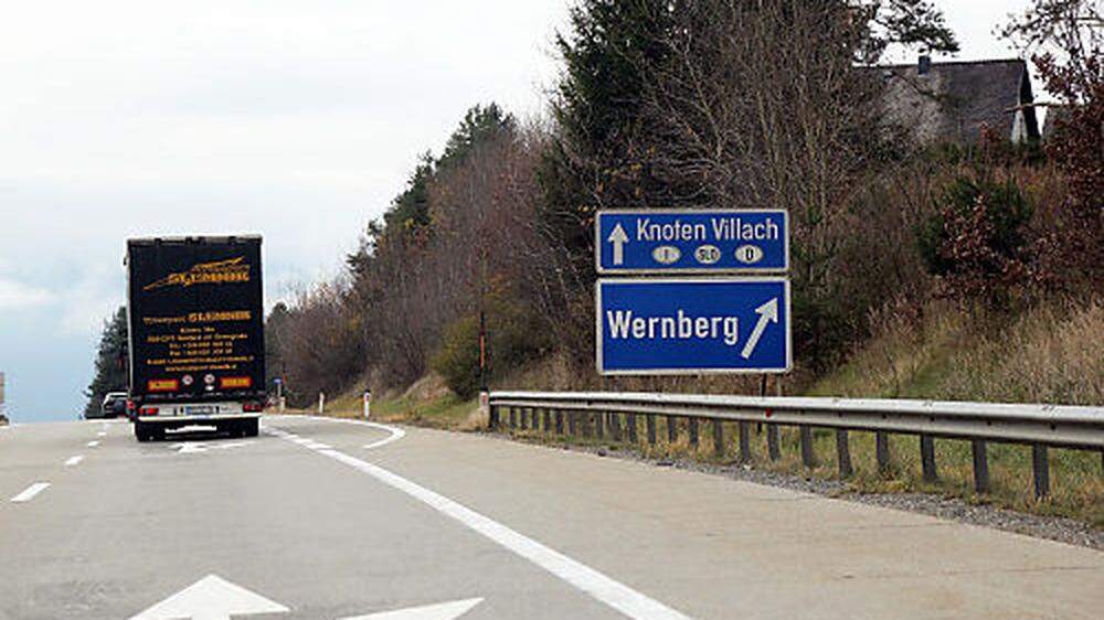 Aktuell gibt es in Wernberg nur eine Abfahrt inRichtung Villach und eine Auffahrt in Richtung Klagenfurt