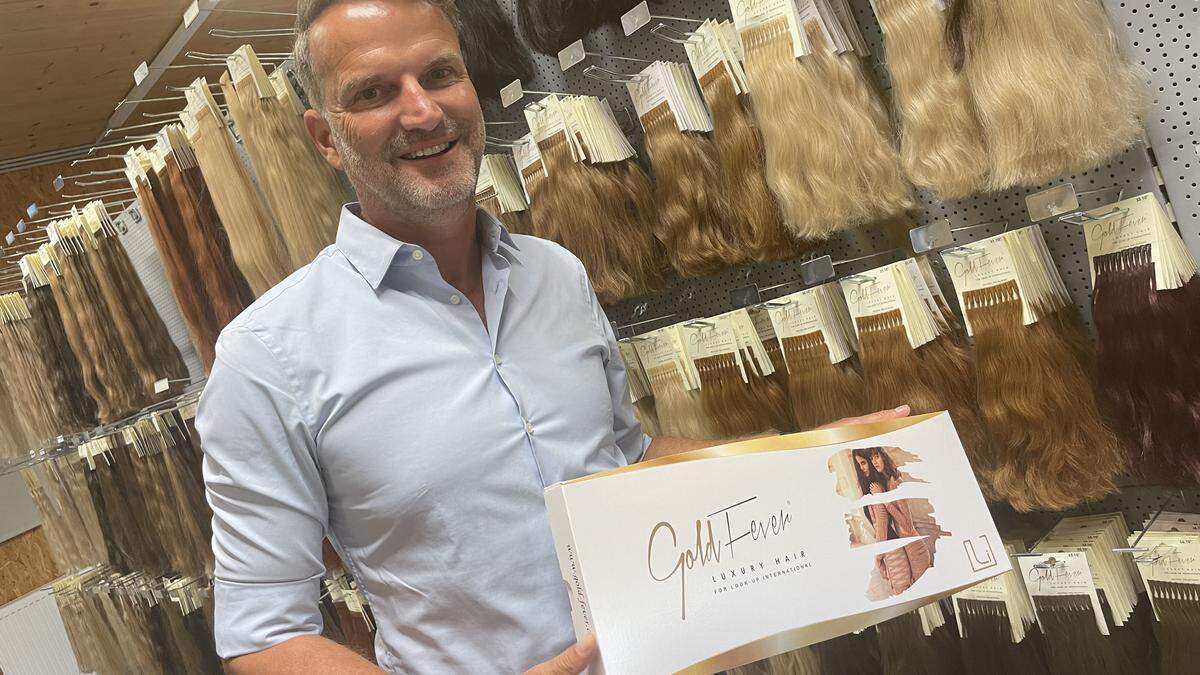 Reinhard Schanes betreibt mit Gerald Buchgraber einen Online-Shop für Haarpflege und Kosmetik