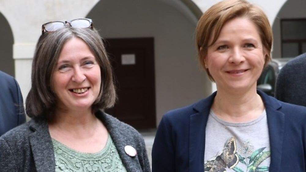 KPÖ-Chefin Elke Kahr und Grünen-Frontfrau Judith Schwentner üben heftige Kritik an den Plänen von Vizebürgermeister Mario Eustacchio (FPÖ)