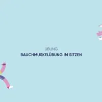 1. Türchen: Bauchmuskelübung im Sitzen