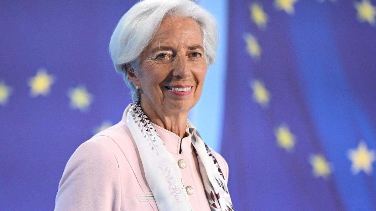 Dreht vorerst nicht an der Zinsschraube: EZB-Chefin Christine Lagarde 