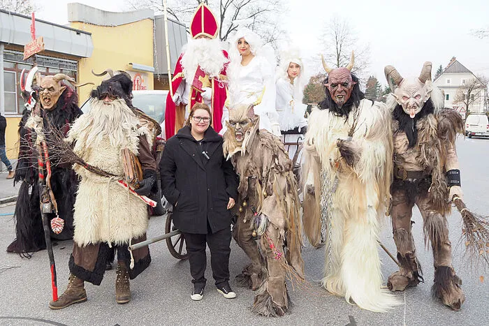 Der Perchtenlauf in Leibnitz zog auch gestern wieder die Massen an.